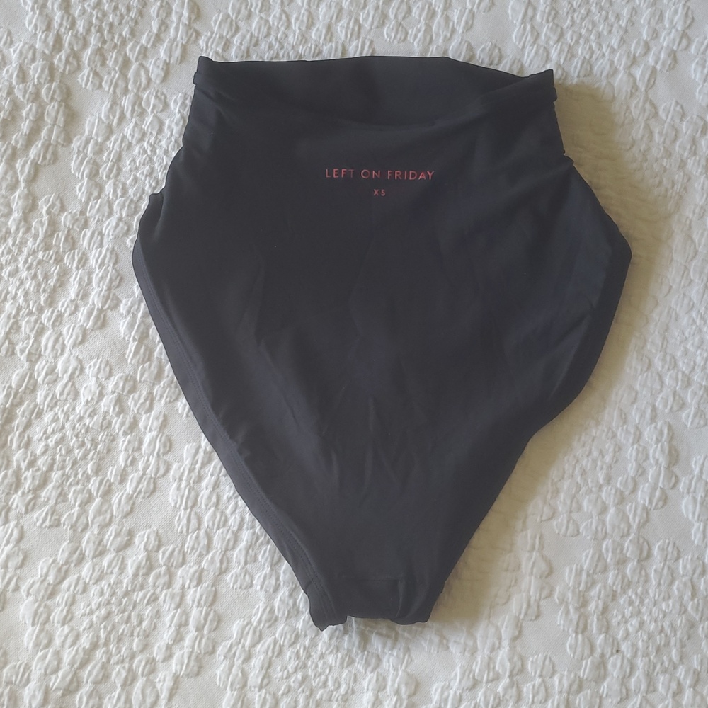 LEFT ON FRIDAY HI HI HIGH WAIST BIKINI BOTTOMS /SIZE: XSMALL - Picture 10 of 12